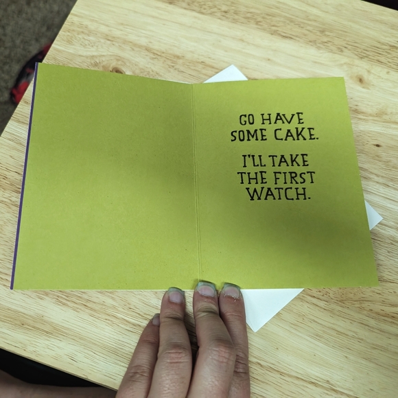 Greeting card birthday bunny zombie - Picture 2 of 2